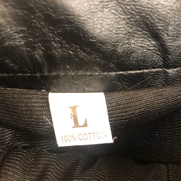 Faux Leather Mini Skirt - Picture 7 of 7